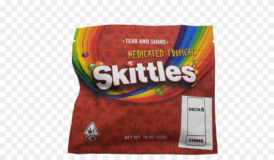 Delta 8 Skittles 250 Mg Skittles, Food, Sweets, Gum Free Transparent Png