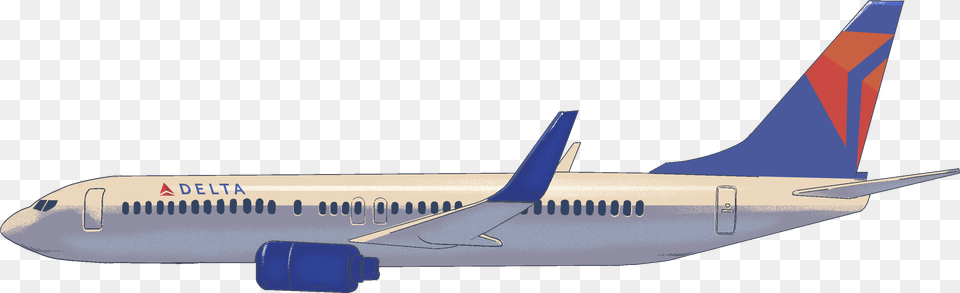 Delta Airplane Clipart, Aircraft, Airliner, Transportation, Vehicle Free Transparent Png