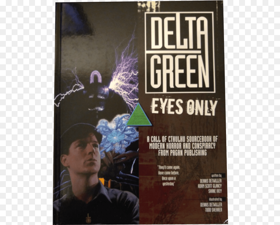 Delta Green Eyes Only Delta Green, Advertisement, Poster, Adult, Male Png