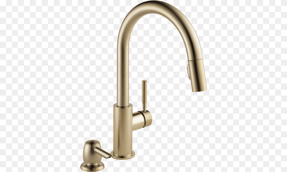 Delta Kitchen Faucet With Soap Dispenser, Bathroom, Indoors, Room, Shower Faucet Free Transparent Png