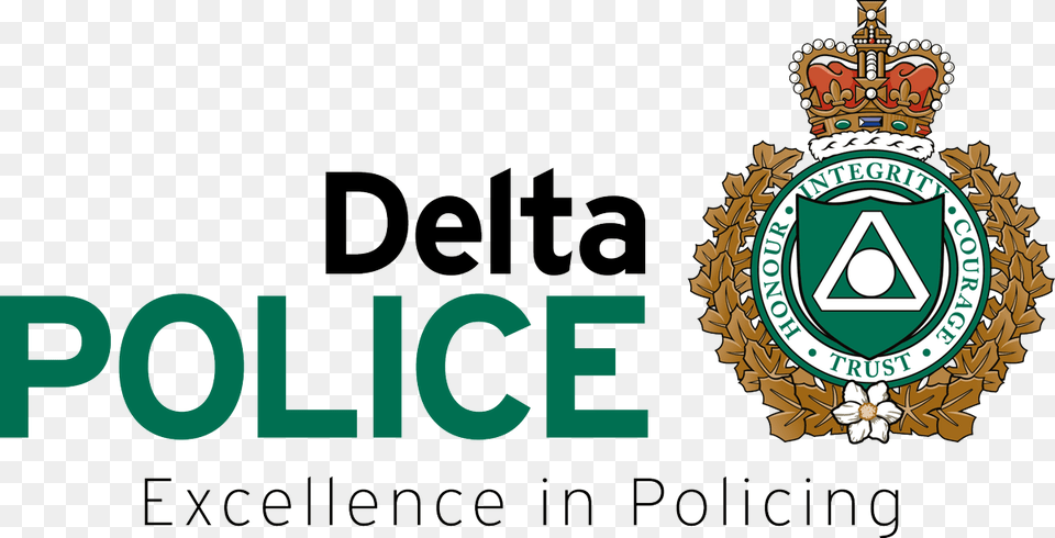 Delta Police Department Logo, Badge, Symbol Png Image