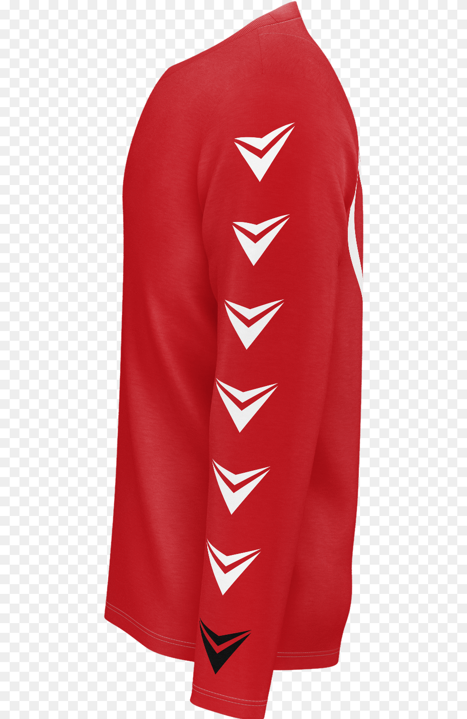 Delta Red Longsleeve Cape, Clothing, Long Sleeve, Shirt, Sleeve Png Image