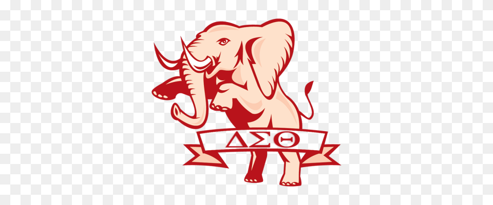 Delta Sigma Theta Elephant Clipart Oo Oop Delta Sigma Theta, Animal, Mammal, Wildlife Png Image