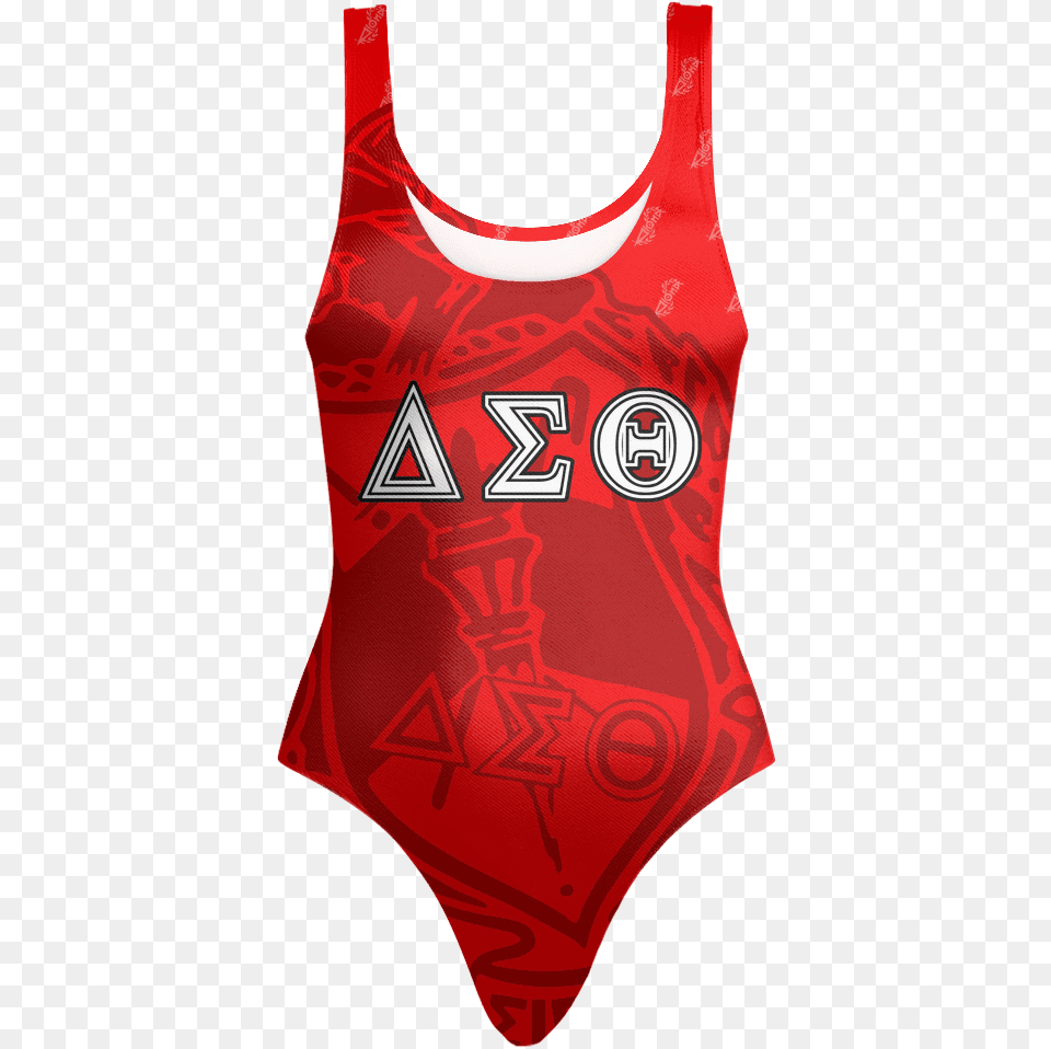 Delta Sigma Theta One Piece Swimsuit Delta Sigma Theta Swimsuit, Clothing, Swimwear, Food, Ketchup Free Png