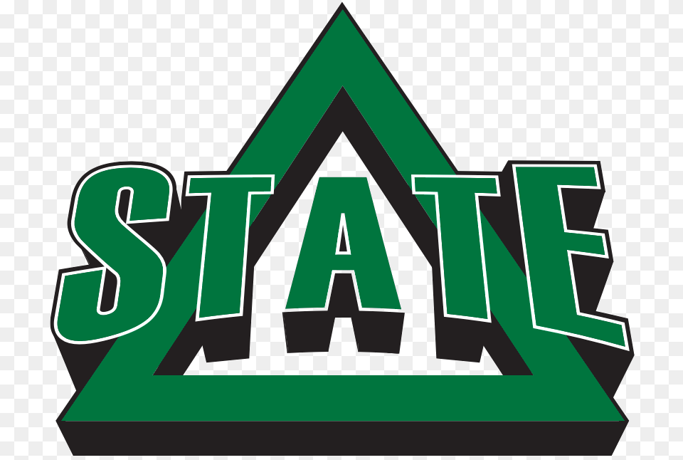 Delta State Athletics Logo, Green, Triangle, First Aid Free Png