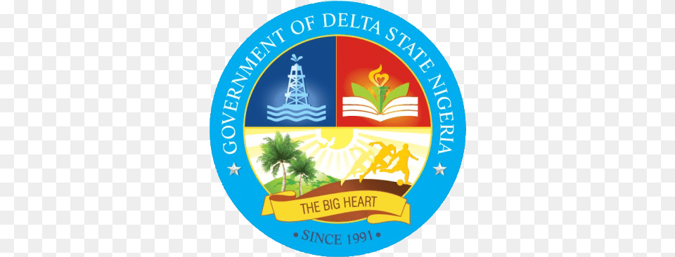 Delta State Delta State Government Logo, Badge, Symbol, Emblem, Plant Free Transparent Png