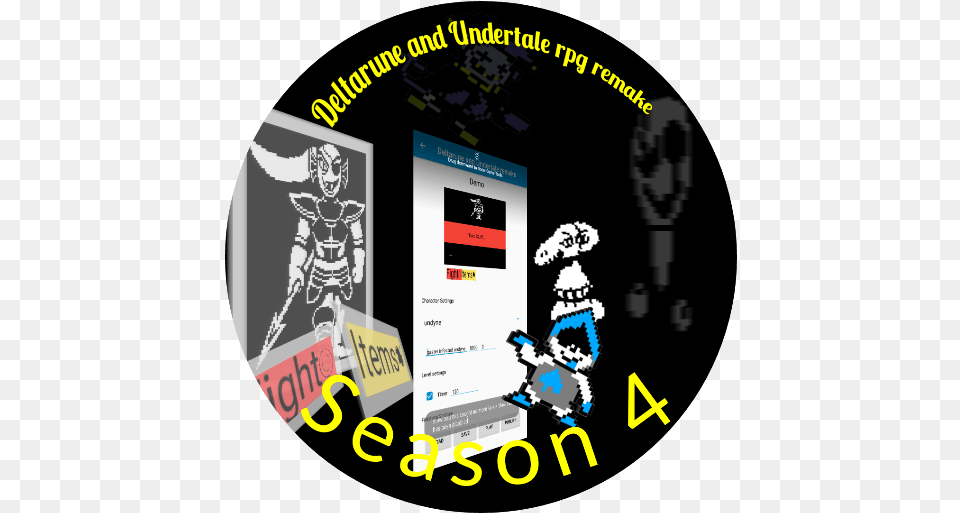 Deltarune And Undertale Rpg Remake 2 Apps On Google Play Fictional Character, Advertisement, Poster, Person, Electronics Free Transparent Png