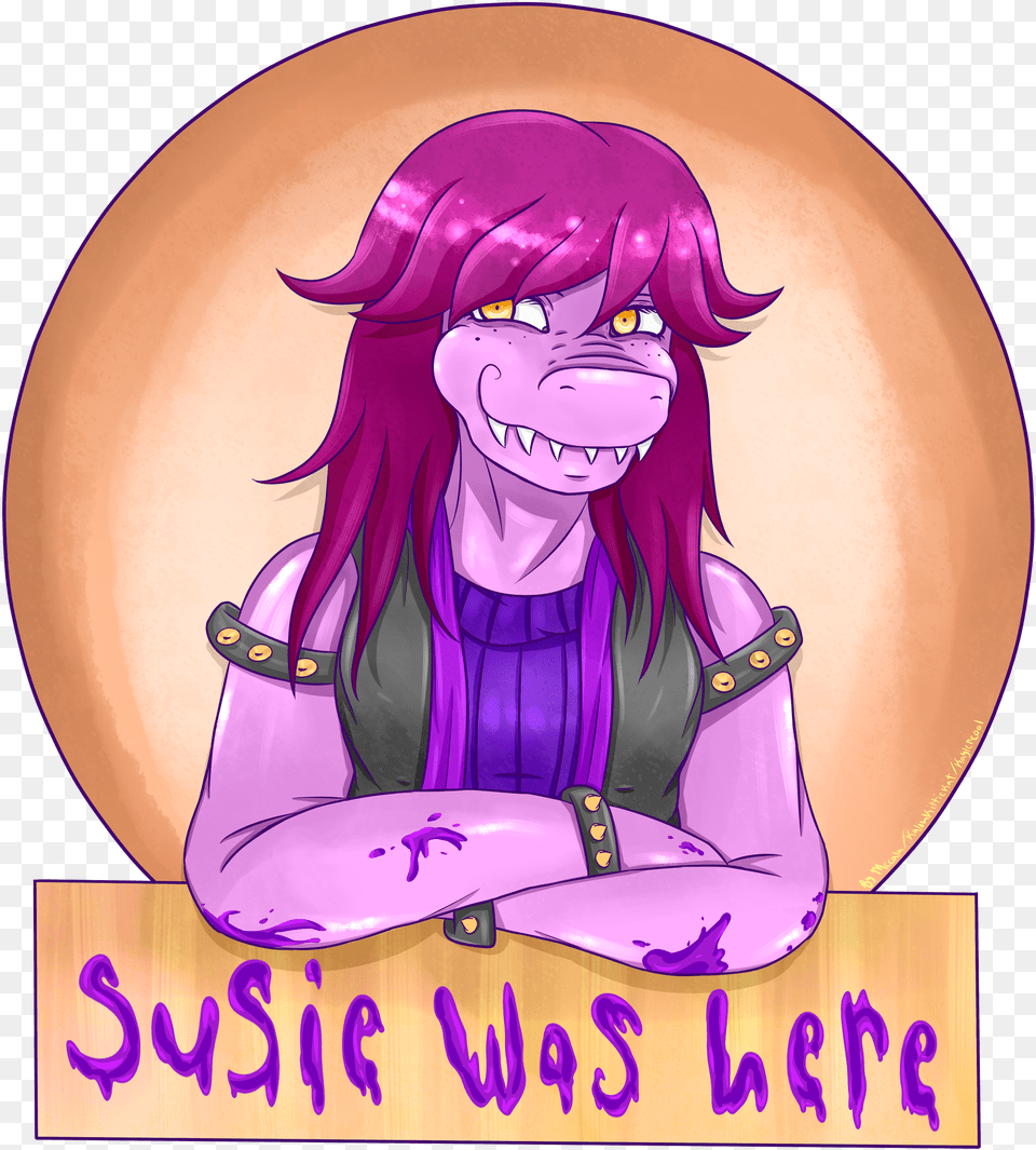 Deltarune Susie Deltarune, Book, Comics, Purple, Publication Free Transparent Png