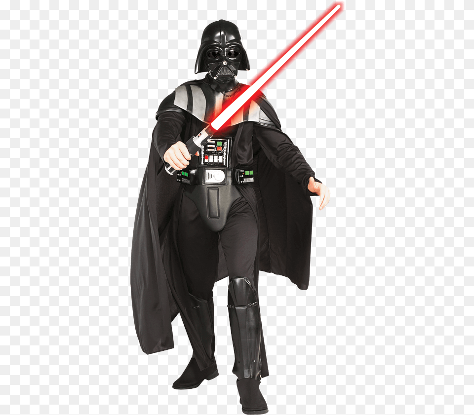 Deluxe Adult Darth Vader Costume Star Wars, Male, Man, Person, Clothing Free Transparent Png