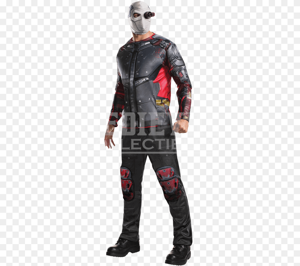 Deluxe Adult Deadshot Costume, Clothing, Person, Man, Male Png Image