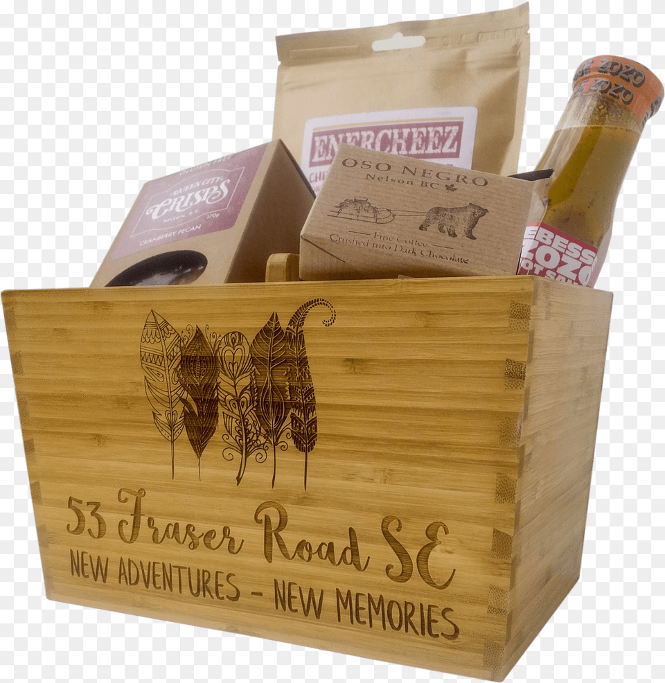 Deluxe Branded Wood Box Box, Crate, Bottle Free Transparent Png