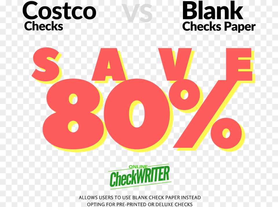 Deluxe Checks Vs Blank Check Paper Poster, Number, Symbol, Text Free Png Download