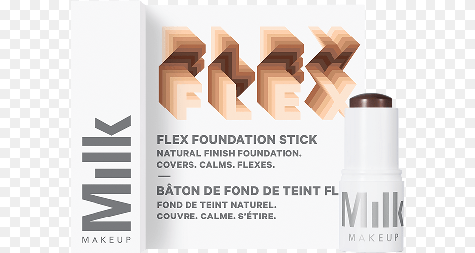 Deluxe Flex Foundation Sample In Espresso Large Milk Makeup Flex Foundation Stick Pack, Advertisement, Poster, Cosmetics, Text Free Png Download