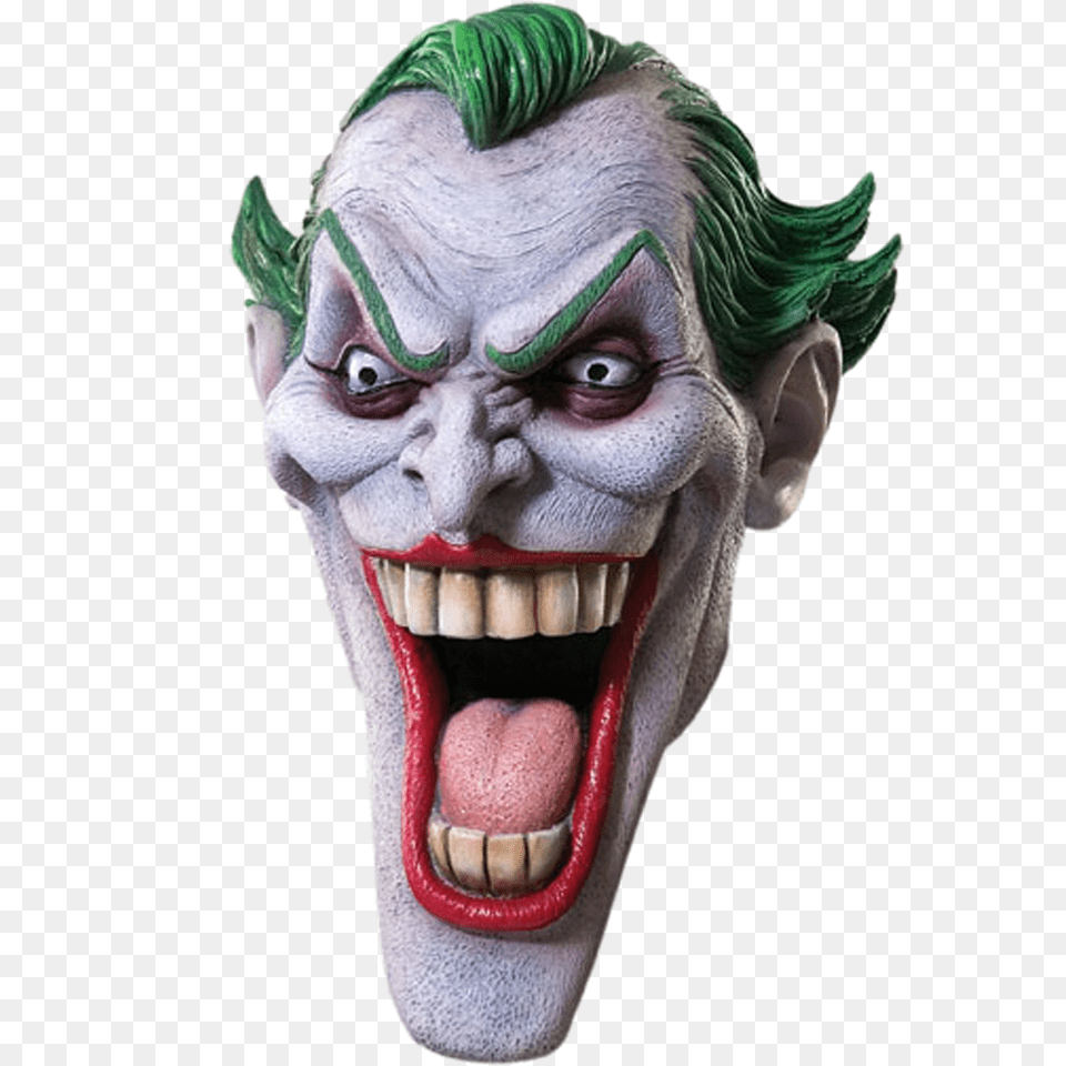 Deluxe Latex Batman Joker Mask Joker Halloween Masks, Adult, Female, Person, Woman Free Png