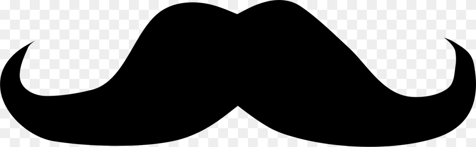 Deluxe Moustache Movember, Gray Png Image