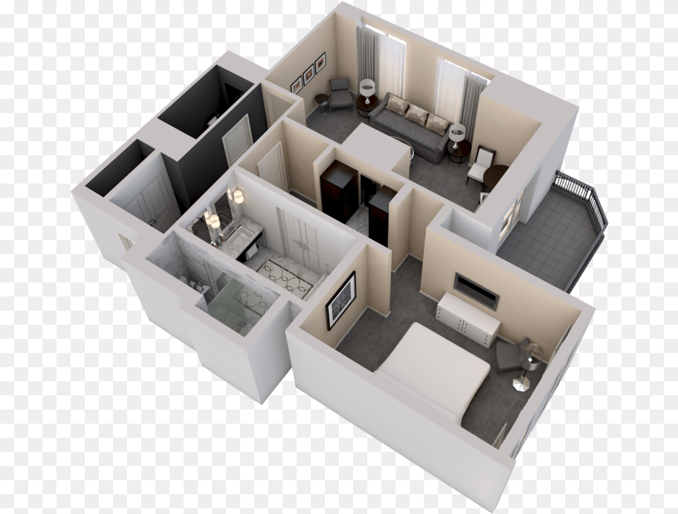 Deluxe One Bedroom Suite Floor Plan, Architecture, Building, Diagram, Cad Diagram Png