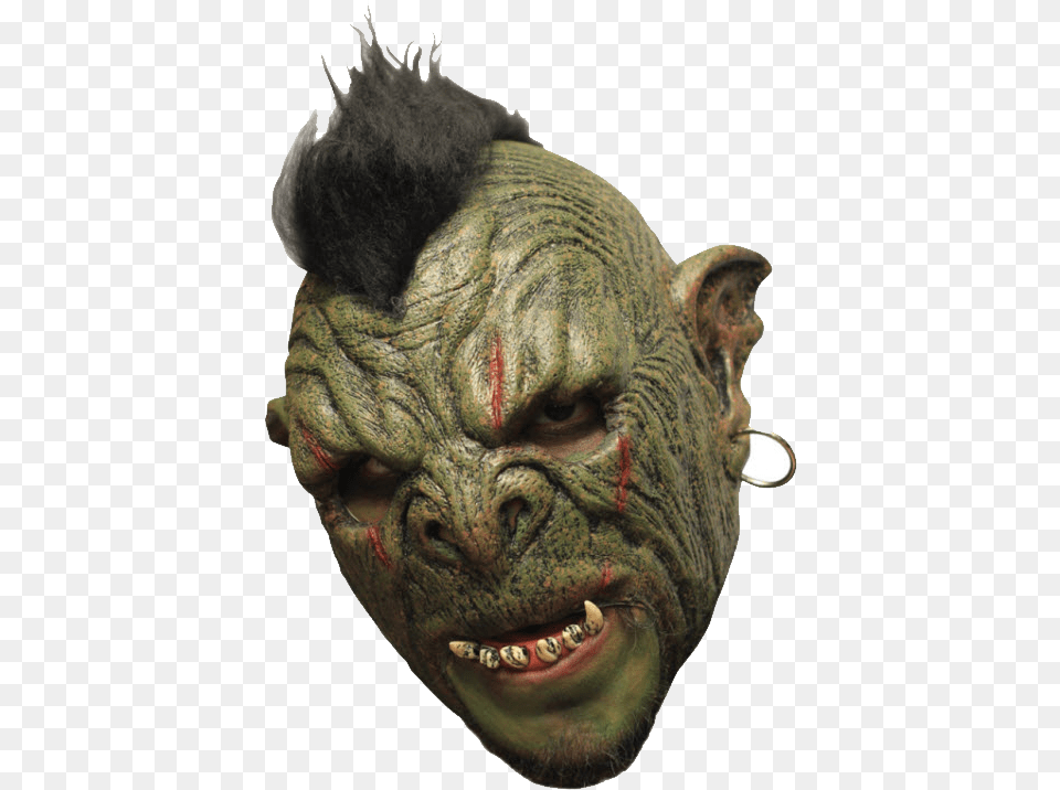 Deluxe Orc Mok Latex Mask With Teeth, Animal, Canine, Dog, Mammal Free Png Download