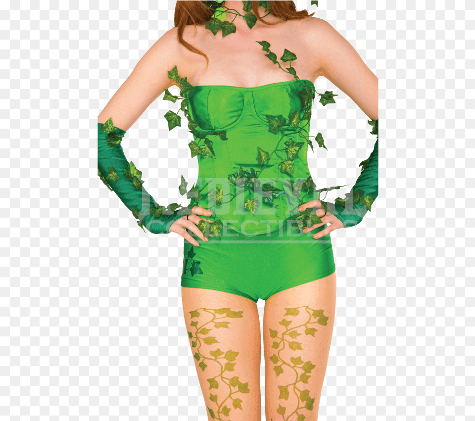 Deluxe Poison Ivy Corset Poison Ivy Costume, Adult, Female, Person, Woman Free Transparent Png