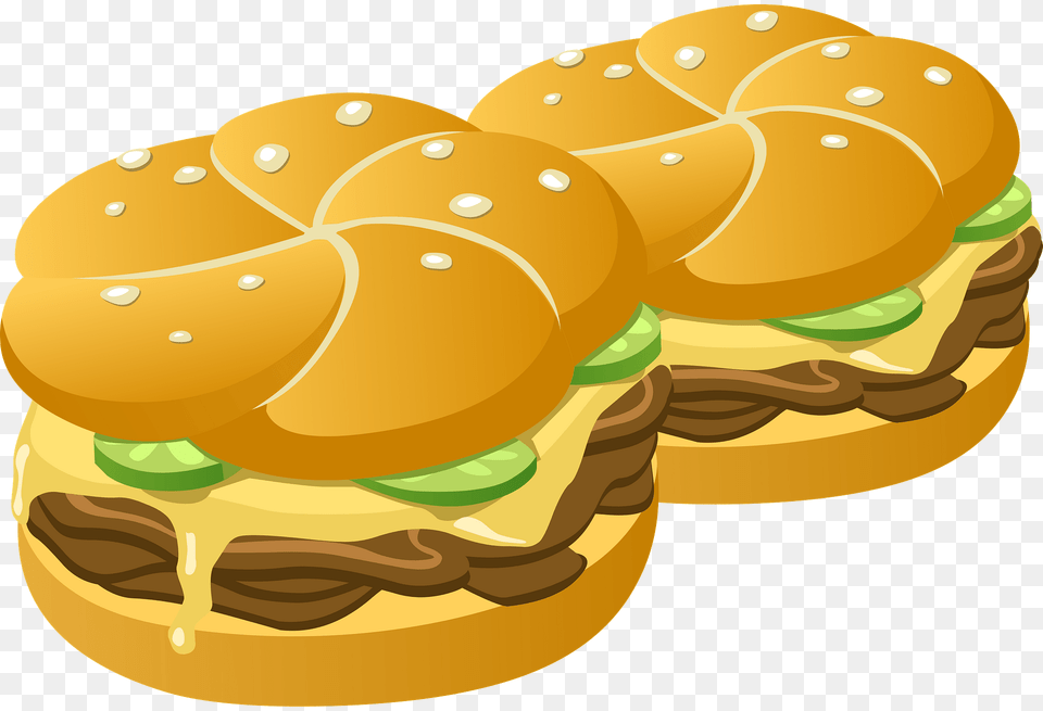 Deluxe Sammich Clipart, Burger, Food Free Png Download