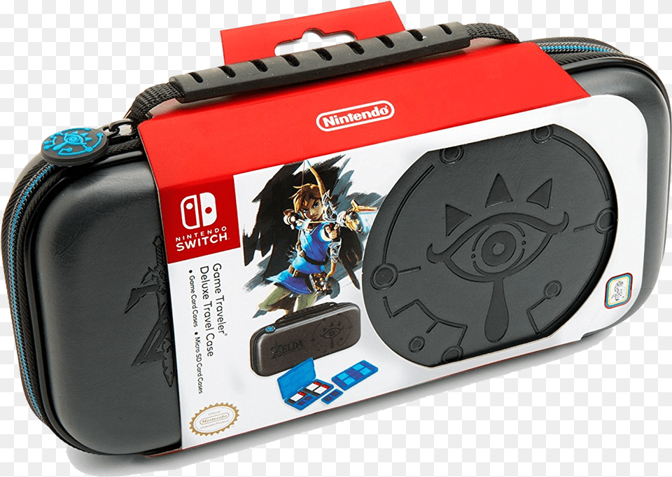 Deluxe Sheikah Eye Travel Case, Electronics, Person, Tape Player, Accessories Png Image