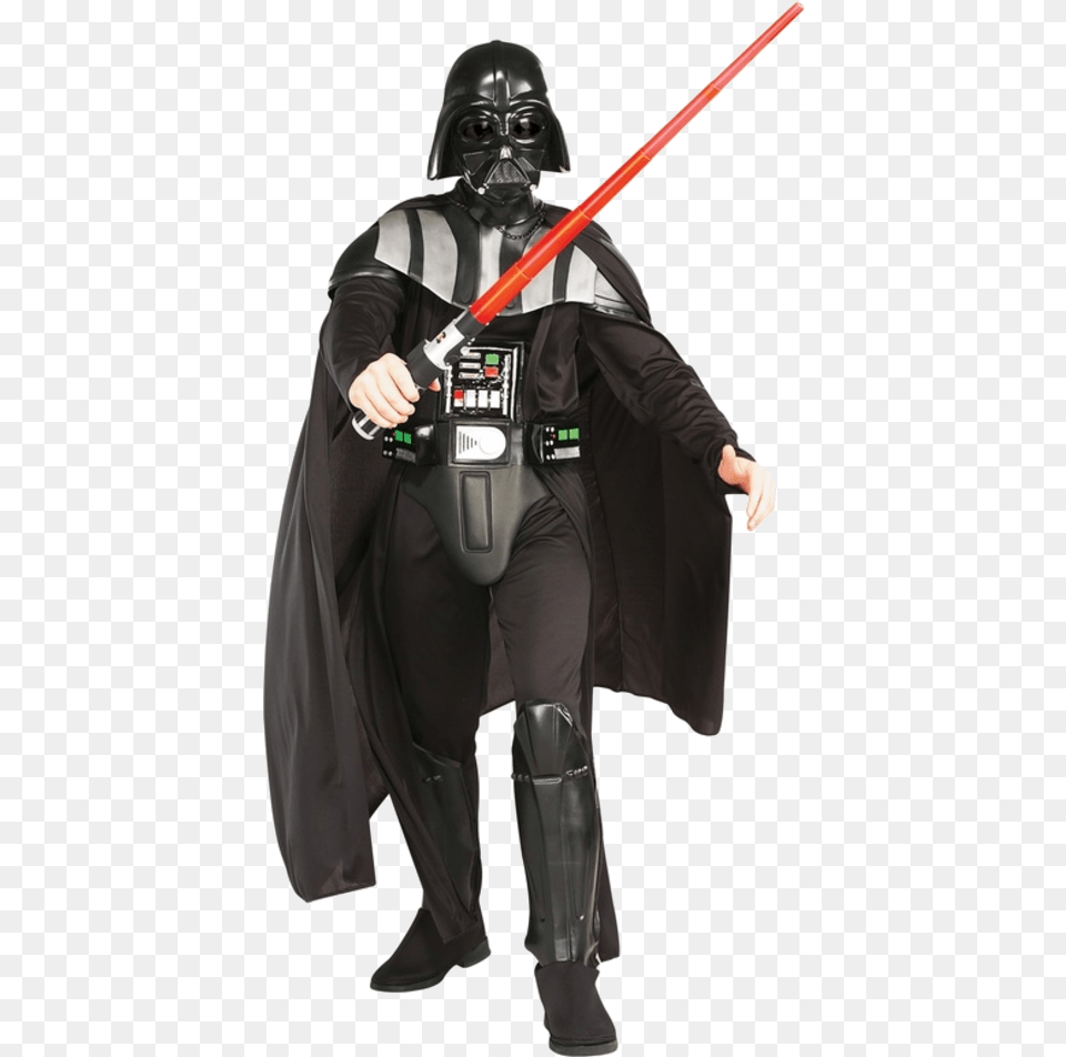 Deluxe Star Wars Darth Vader Costume Man Darth Vader Costume, Adult, Clothing, Male, Person Png Image