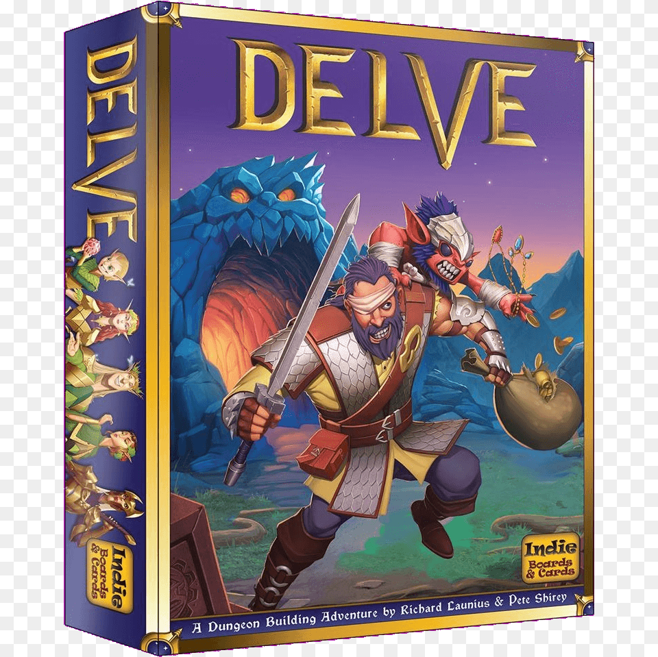 Delve Boardgame, Book, Comics, Publication, Adult Png Image