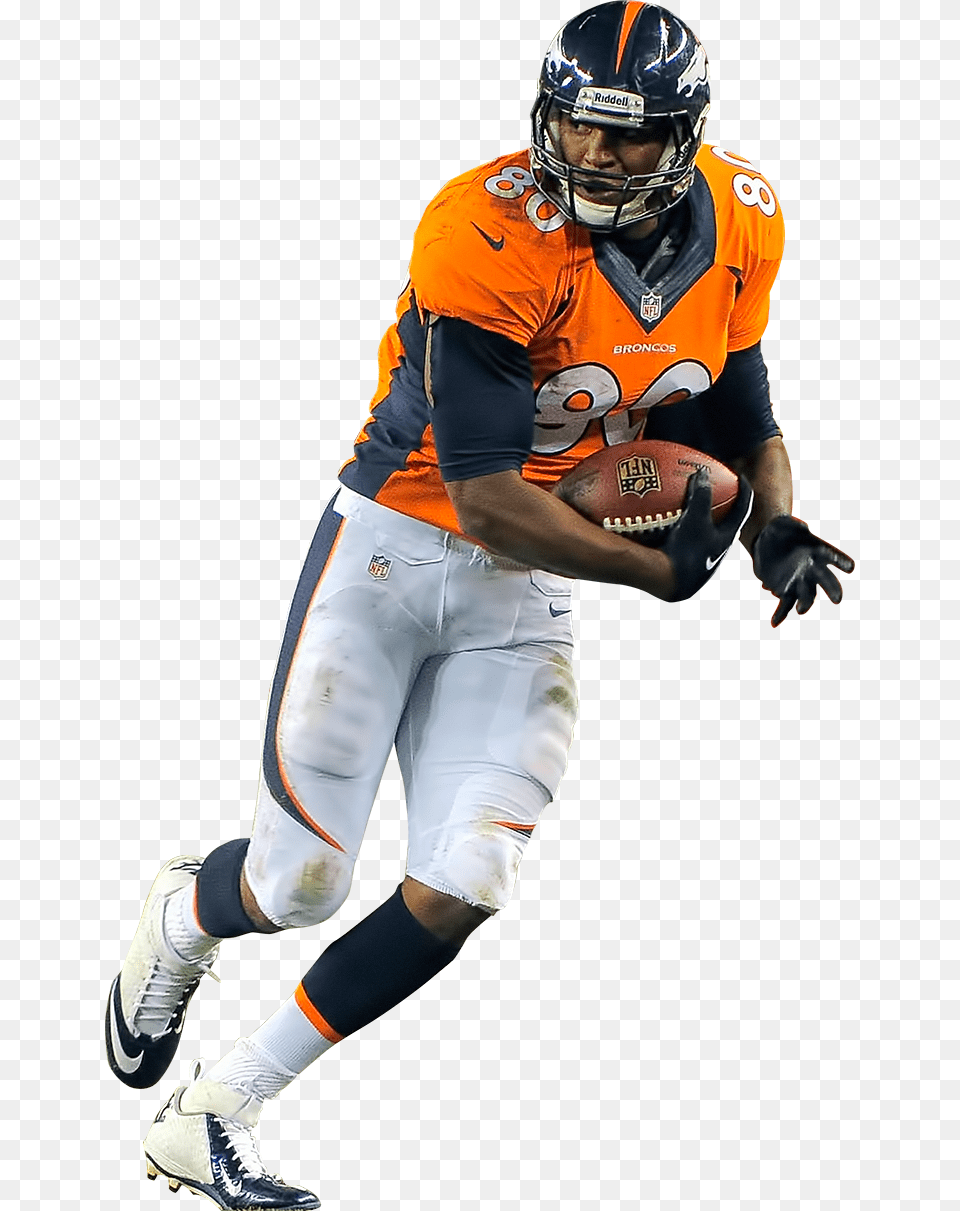 Demaryius Thomas White Background, American Football, Playing American Football, Person, Sport Free Png Download