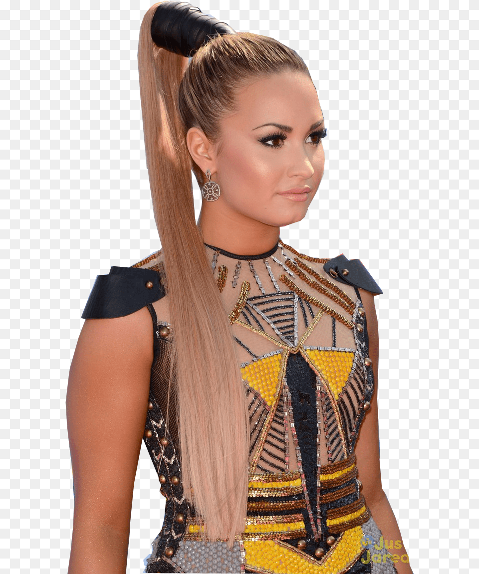 Demi Lovato 2015, Hair, Person, Ponytail, Adult Free Png Download