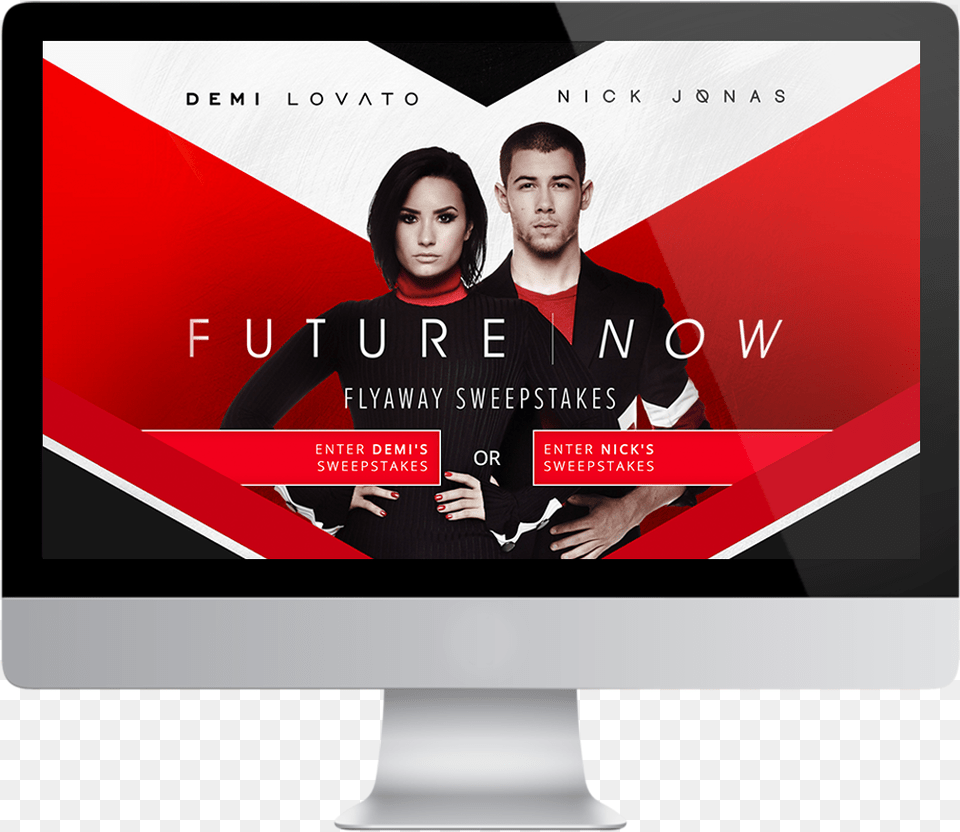 Demi Lovato Amp Nick Jonas Aesch, Adult, Poster, Person, Woman Free Png