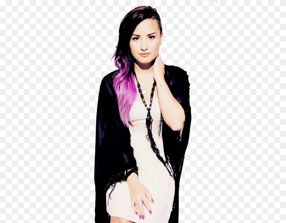 Demi Lovato Clipart, Accessories, Purple, Person, Woman Free Png