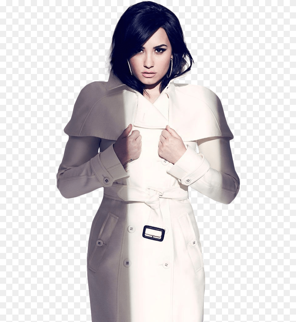 Demi Lovato Hq Demi Lovato Fashion Magazine, Adult, Clothing, Coat, Female Free Png Download