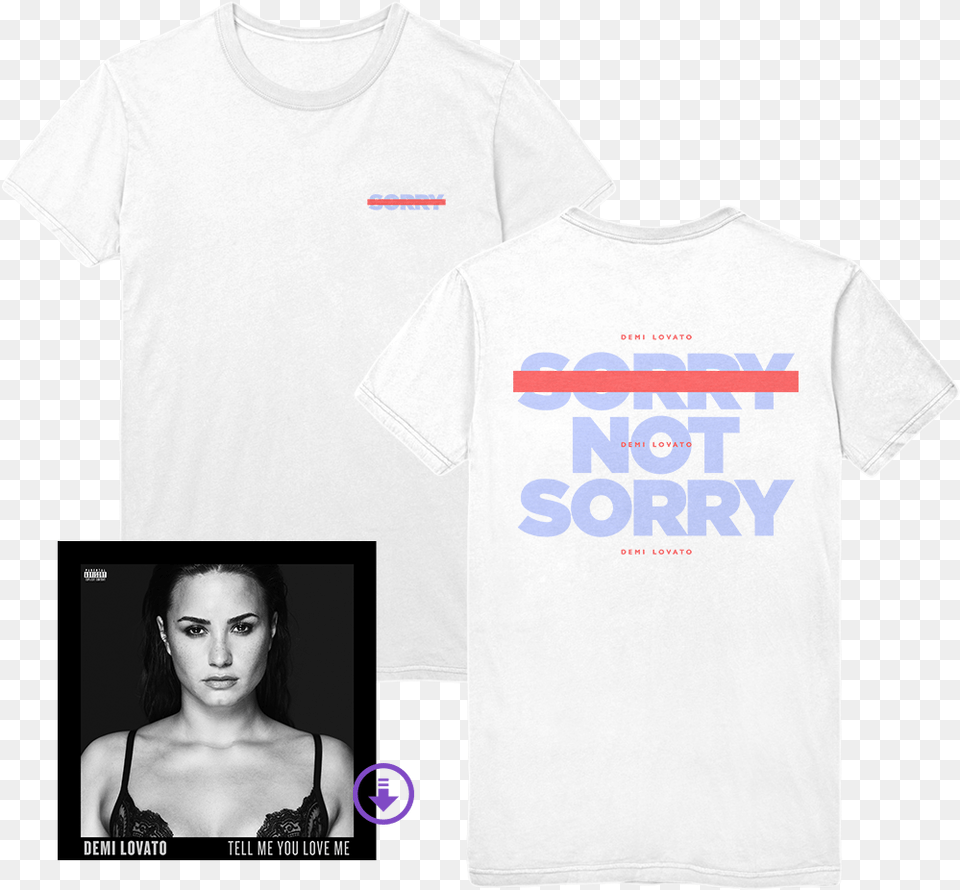 Demi Lovato Tell Me You Love Me Tour Merch, Adult, Clothing, Female, Person Png Image
