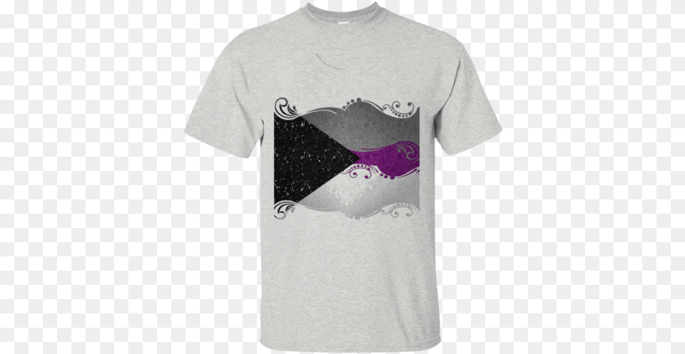 Demisexual Ornamental Flag T Shirt, Clothing, T-shirt Free Png