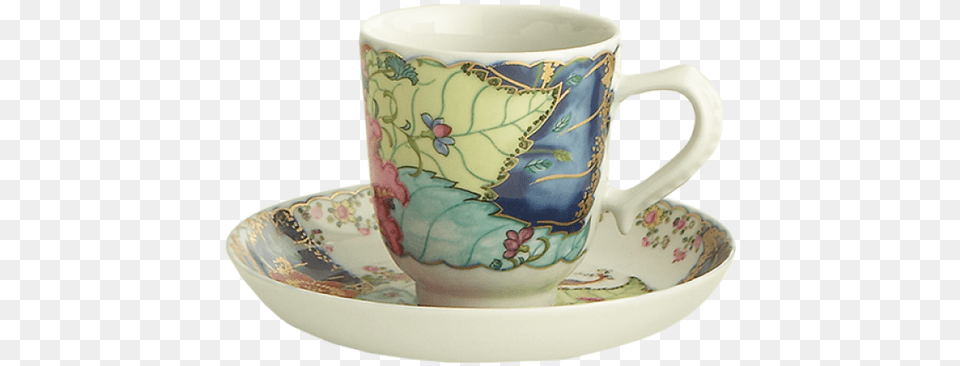 Demitasse Cups, Cup, Saucer, Art, Porcelain Png Image