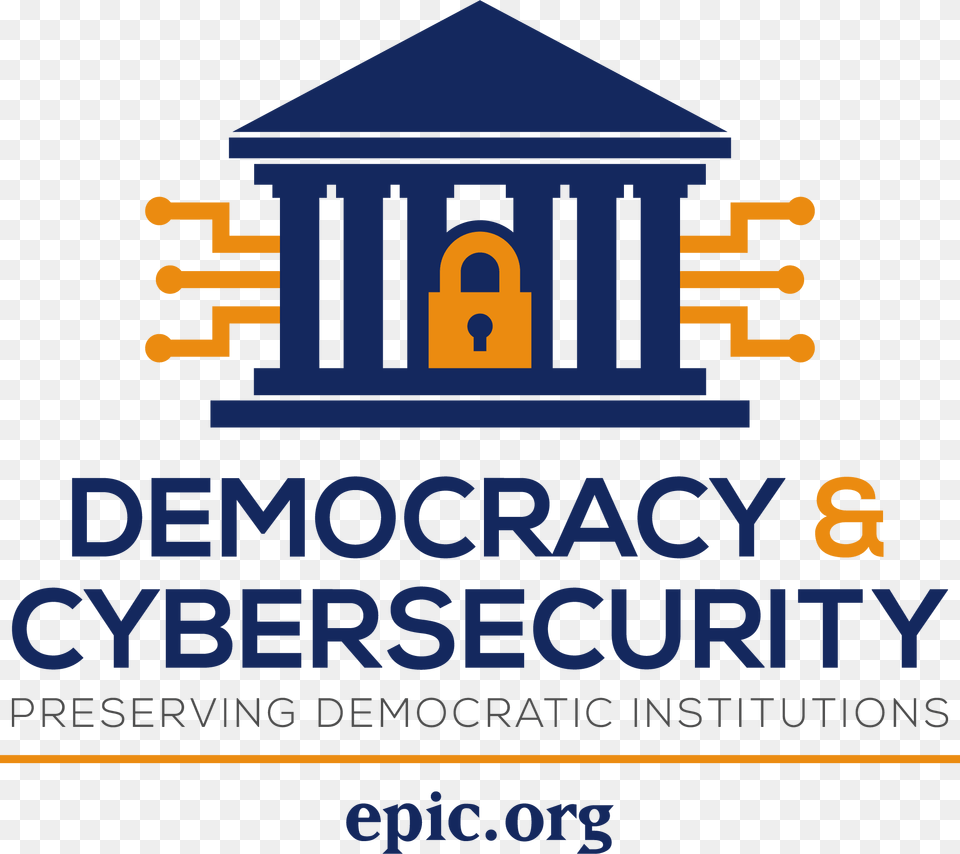 Democracy And Cybersecurity Campaign Graphic Design Png Image