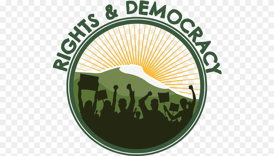 Democracy Rights, Logo, Person, Machine, Wheel Free Png