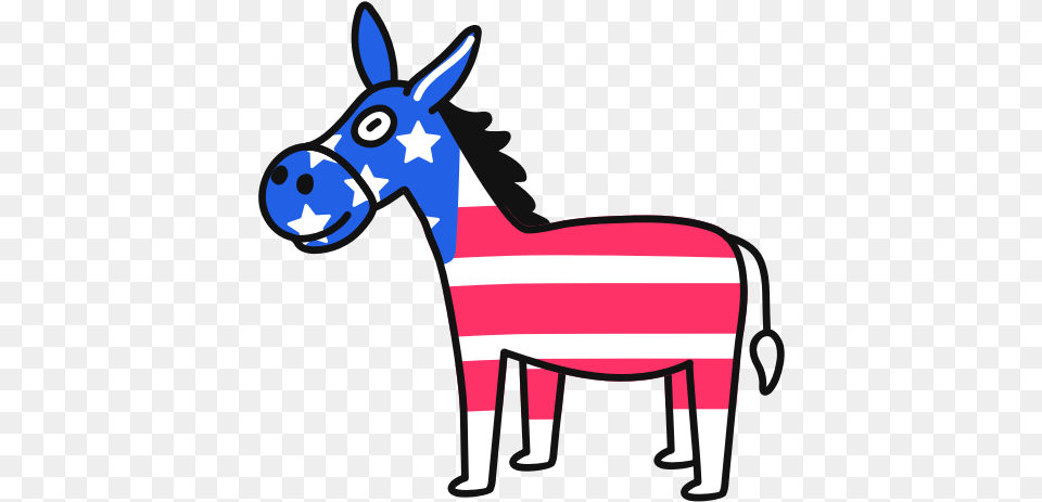Democrat Donkey Icon Animal Figure, Mammal Png Image