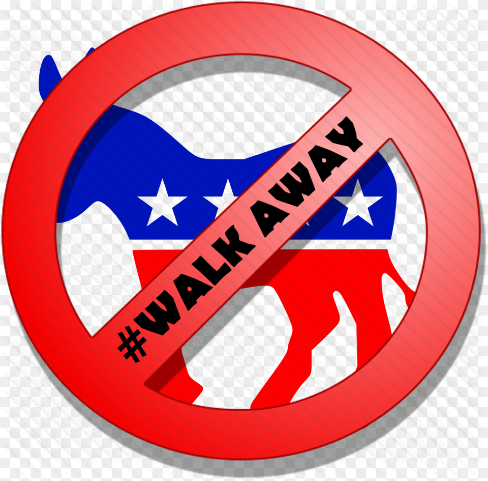 Democrat Donkey Twitter Symbol Transparent Background, Logo, Sign, Emblem, Can Png