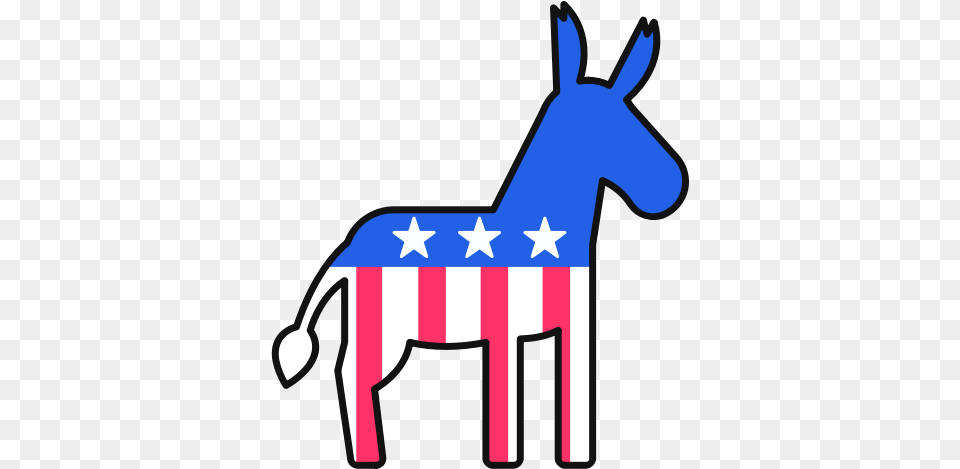 Democrat Emblem Donkey Icon Animal Figure, Mammal, Baby, Person Png