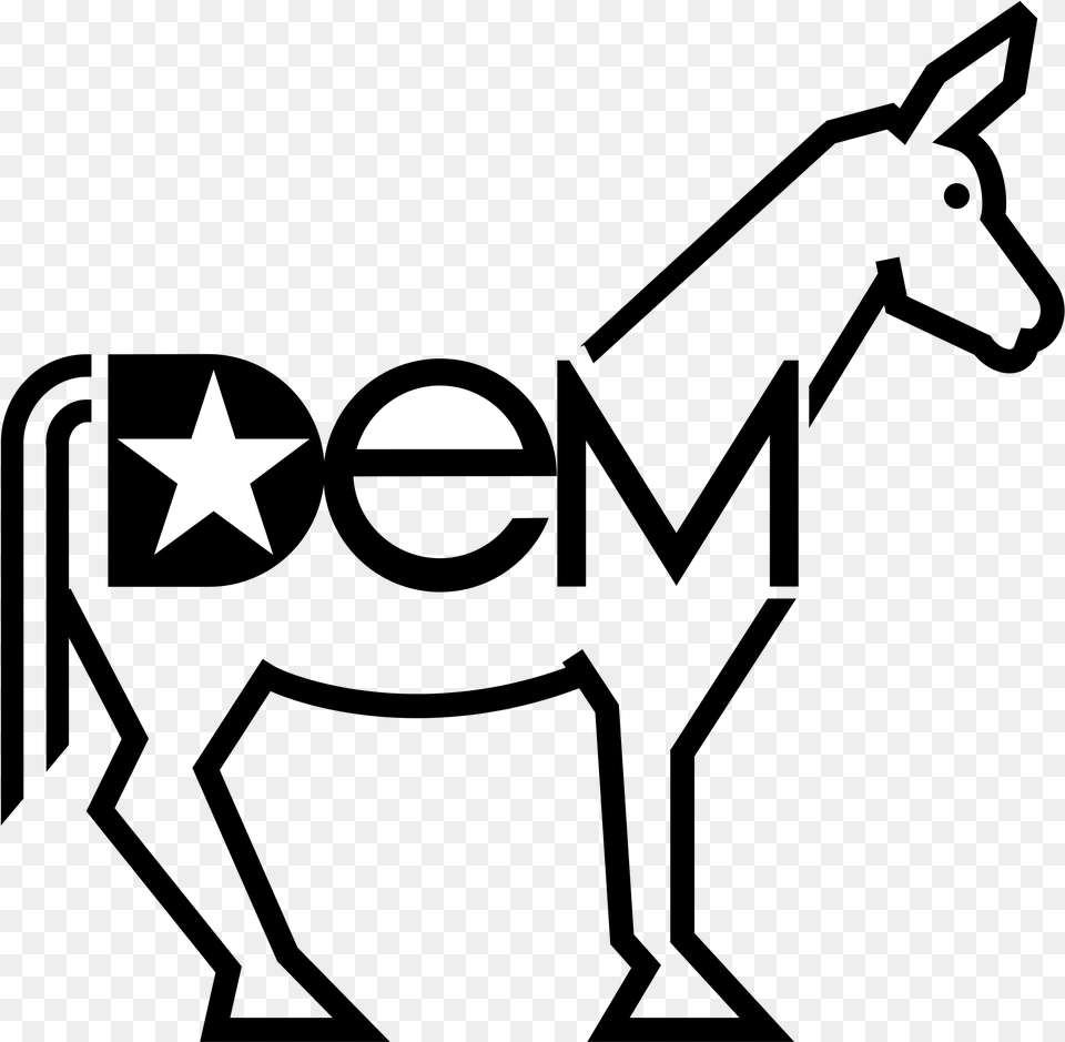Democrat Logo Transparency, Star Symbol, Symbol Free Transparent Png