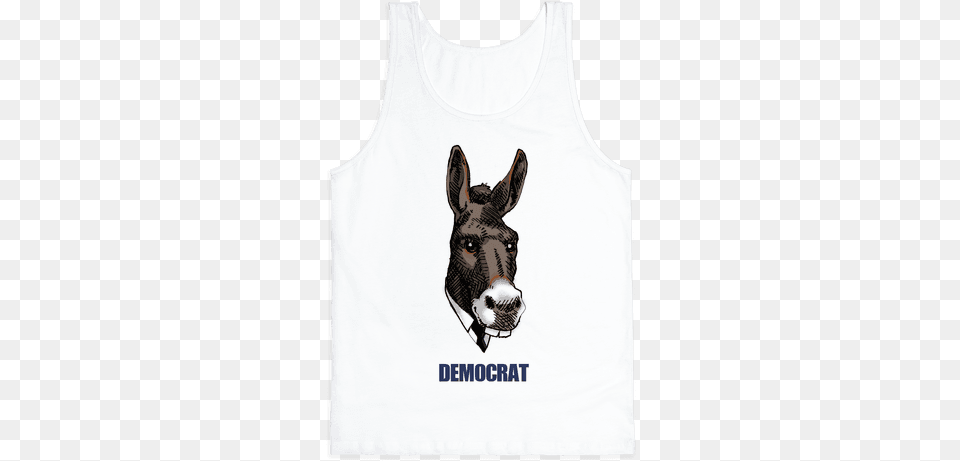 Democratic Donkey Tank Top T Shirt, Animal, Antelope, Mammal, Wildlife Free Png Download