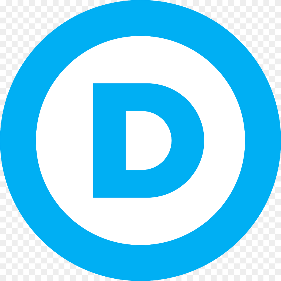 Democratic Party Usa Symbol, Text, Number, Disk Free Png Download