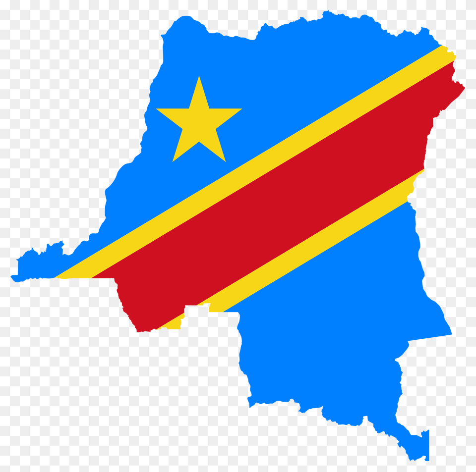 Democratic Republic Of The Congo Flag Map Clipart, Dynamite, Weapon Png Image
