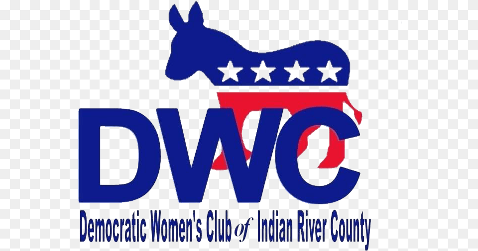 Democratic Women S Club Logo Democrat Donkey Free Png Download