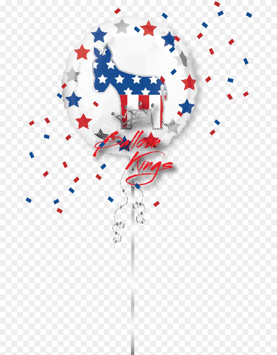 Democrats Donkey Logo Dot, Balloon, Paper Png