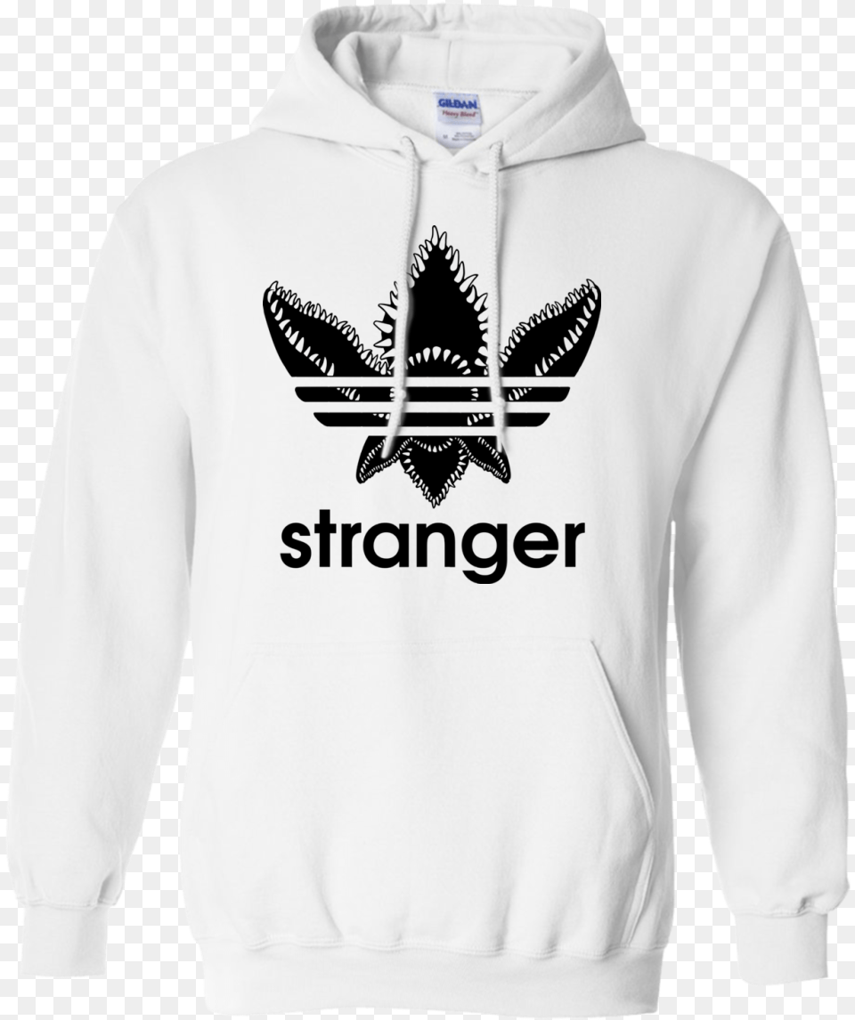 Demogorgon Adidas Sweatshirt, Clothing, Hoodie, Knitwear, Sweater Png