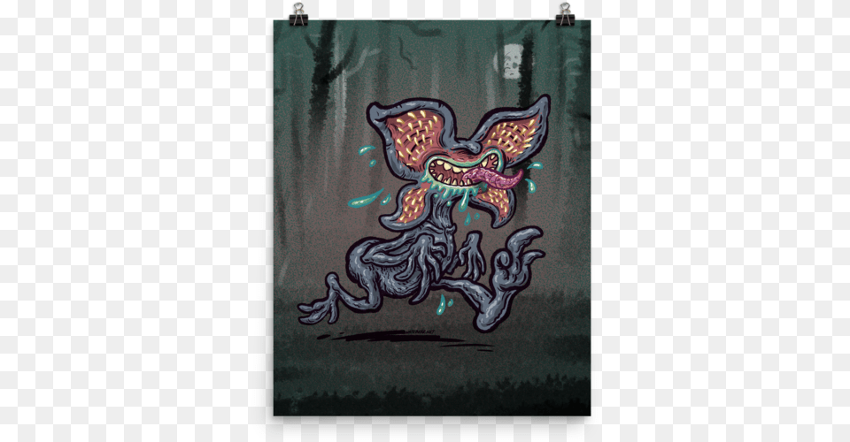 Demogorgon On The Run Demogorgon, Pattern, Art, Embroidery, Painting Free Png