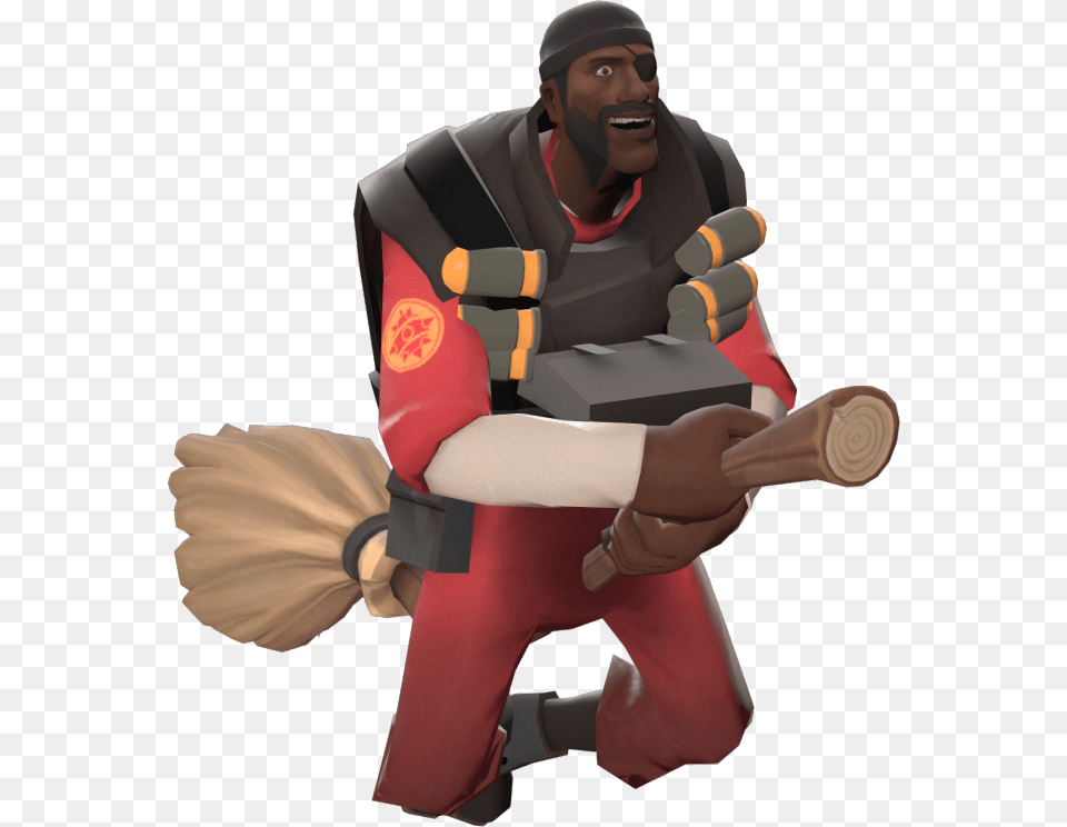 Demoman Broomstick Taunt, People, Person, Adult, Male Png Image