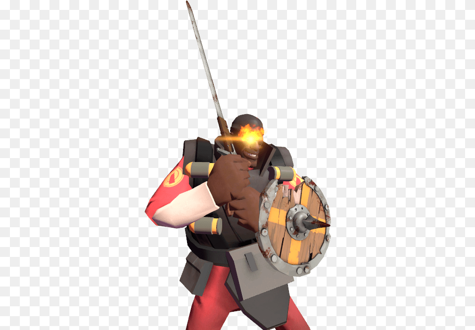 Demoman Eyelander, Armor, Sword, Weapon, Shield Free Transparent Png