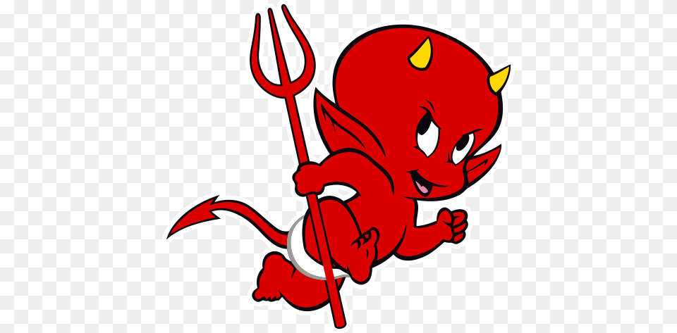 Demon, Cupid, Weapon, Trident Png Image
